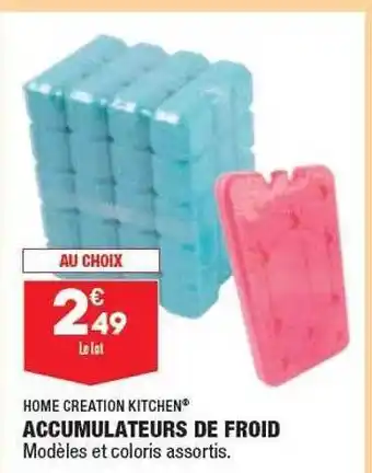 ALDI Home creation kitchen accumulateurs de froid offre