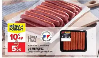 ALDI Boucherie st-clément 36 merguez offre