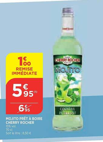 Mojito prêt à boire cherry rocher