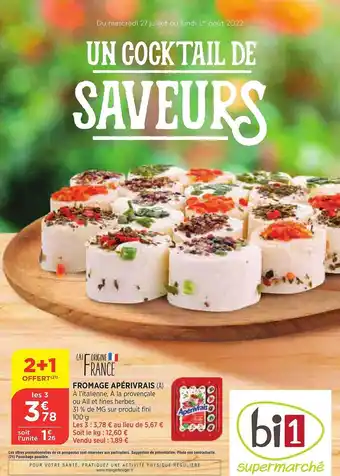 Bi1 Fromage apérivrais offre