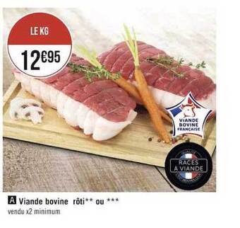 Géant Casino Viande bovine rôti** ou *** offre