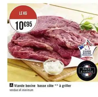 Géant Casino Viande bovine basse côte ** à griller offre