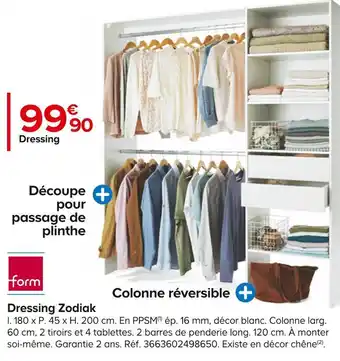 Castorama Form dressing zodiak offre