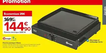 Castorama Somagic plancha électrique oliana offre