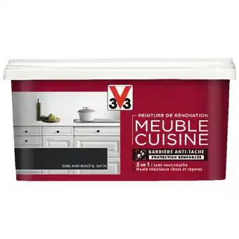 Brico Dépôt Peinture meuble cuisine anthracite 2 l offre