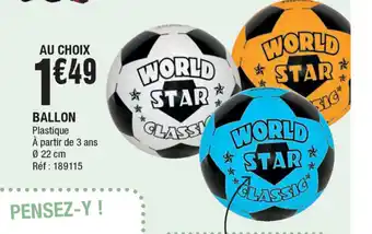 La Foir'Fouille Ballon offre