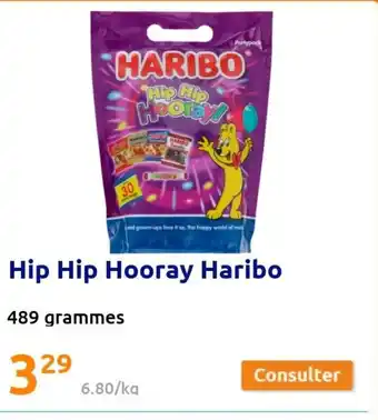 Action Hip hop Hoory Haribo 489 Grammes offre