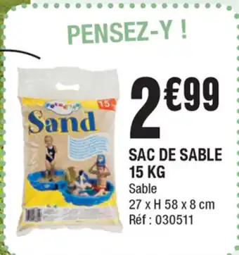 La Foir'Fouille Sac de sable offre