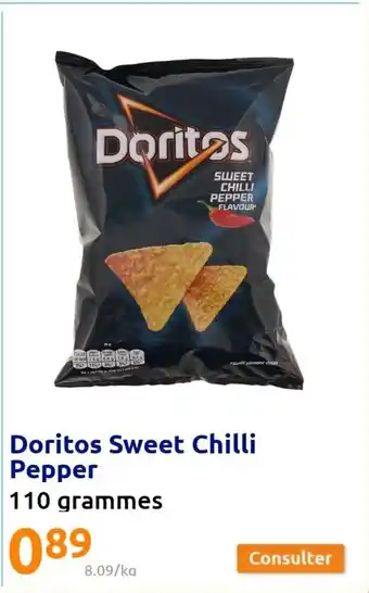 Action Doritos Sweet chilli Pepper 110 Grammes offre