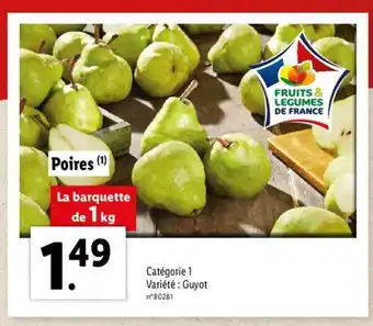 Lidl Poires offre