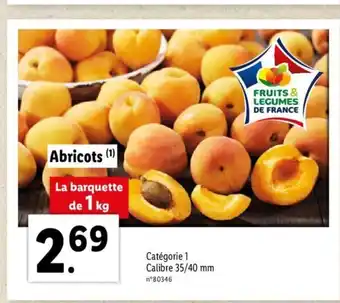 Lidl Abricots offre