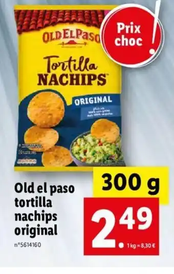 Old el paso trotilla nachips original