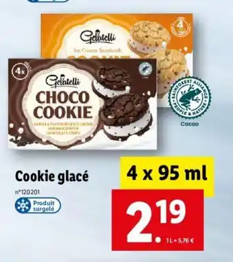 Lidl Cookie glacé offre