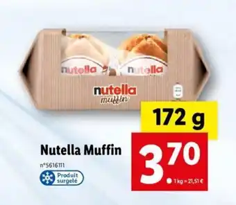 Nutella muffin