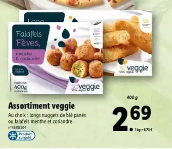 Lidl Assortiment veggie offre