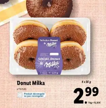 Lidl Donut milka offre
