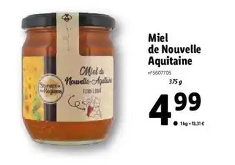 Lidl Miel de nouvelle Aquitaine offre
