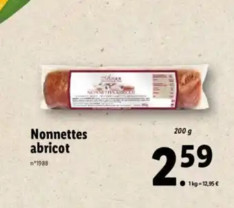 Lidl Nonnettes abricot offre