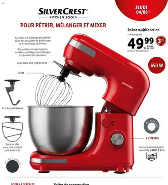 Lidl Robot Multifonction offre