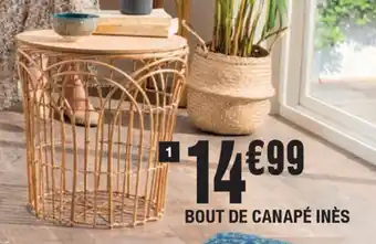 La Foir'Fouille Bout de canapé Inès offre