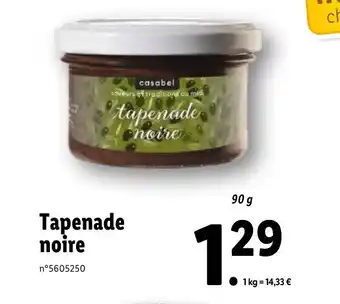 Tapenade noire