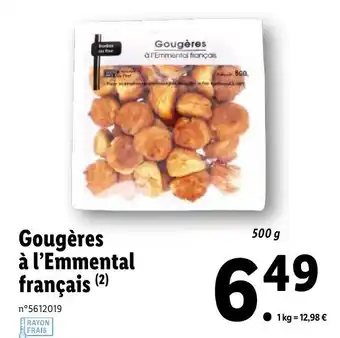 Gougères à l'Emmental français