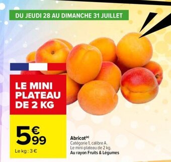 Carrefour Abricot offre