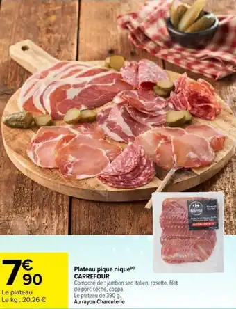 Carrefour CARREFOUR plateau pique nique offre