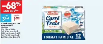 Carré frais nature elle & vire