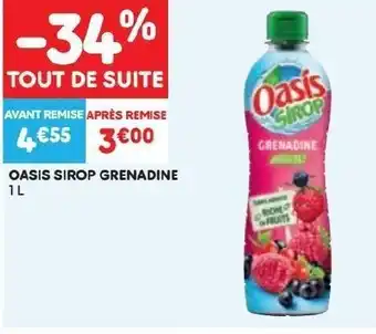 Leader Price Oasis sirop grenadine offre