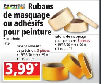 Norma Rubans de masquage ou adhésifs pour peinture offre