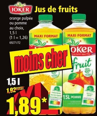 Norma Jus de fruits offre
