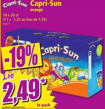 Norma Capri-sun offre