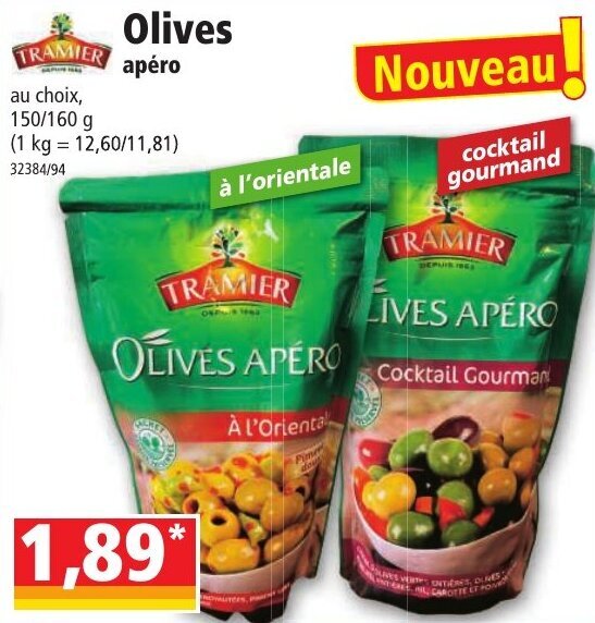 Promo Olives chez Norma