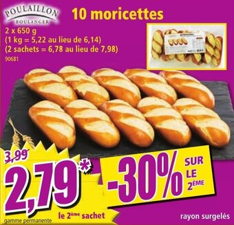 Norma 10 moricettes offre