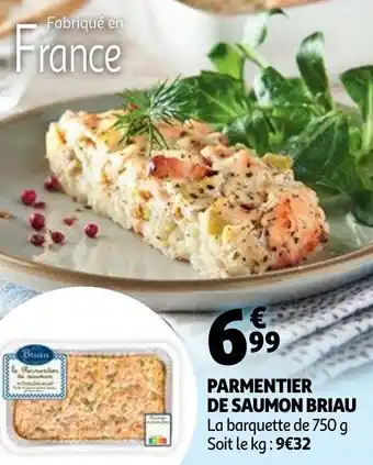 Auchan Parmentier de saumon briau offre