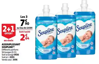 Auchan Assouplissant soupline offre