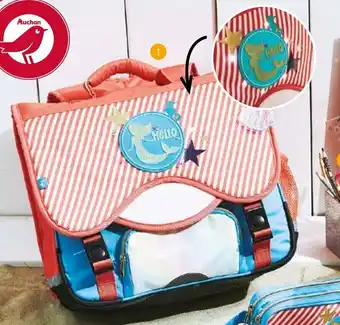 Auchan Cartable 38cm mermaid led offre