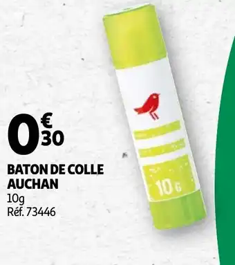 Auchan Baton de colle auchan offre