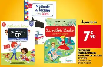 Auchan Découvrez notre gamme de methodes de lecture offre