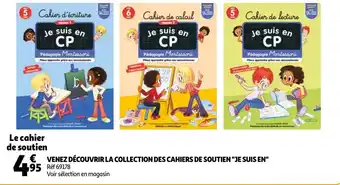 Auchan Venez découvrir la collection des cahiers de soutien "kje suis en" offre