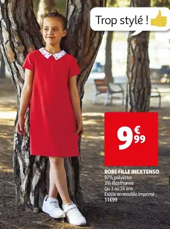 Auchan Robe fille inextenso offre