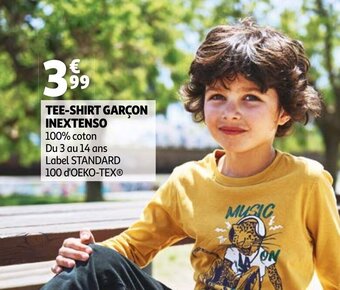 Auchan Tee-shirt garçon inextenso offre