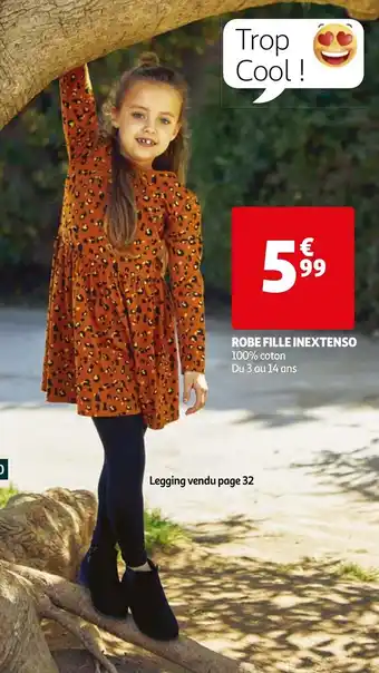 Auchan Robe fille inextenso offre