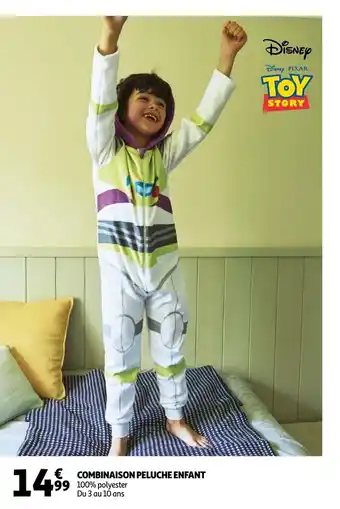 Auchan Combinaison peluche enfant offre