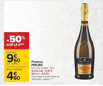 Carrefour Perlino Prosecco offre