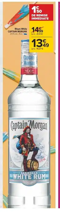 Carrefour Captain Morgan Rhum White offre