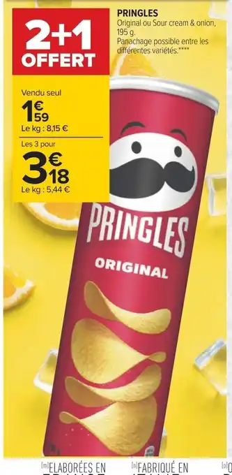 Carrefour Pringles offre