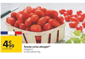 Carrefour Tomate Cerise Allongée offre