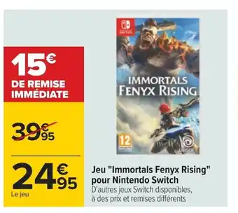 Carrefour Jeu Immortals Fenyx Rising Pour Nintendo Switch offre